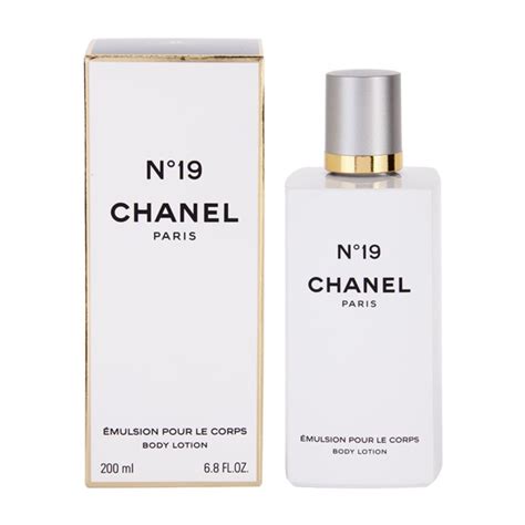 chanel number 19 body lotion